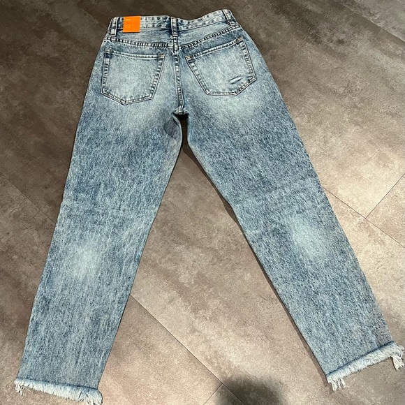 Nature Denim High Rise Crop Mom Jeans NWT NEVER WORN - Picture 4 of 4